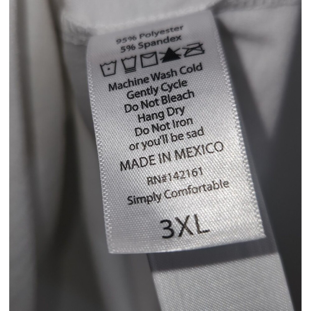 Lularoe Brittany Hooded Sleeveless White Tank 3XL Retails $36 - Picture 4 of 7